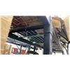 Image 3 : WHALEN 3 SECTION SYSTEM OF BLACK SHELF RACKING - 4 UPRIGHTS, 20 SIDE RAILS WITH MESH DECK SHELVES