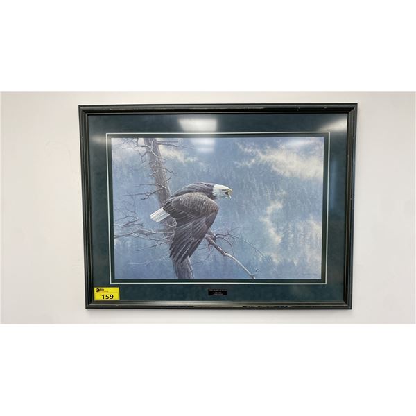 ROBERT BATEMAN L.E.P "THE AIR, THE FOREST AND THE WATCH" - 42 3/4" X 32 1/4" FRAMED