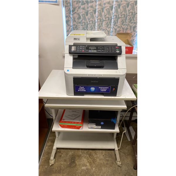 BROTHER MFC-9125CN OFFICE PRINTER WITH PRINTER STAND