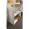 Image 5 : GROUP OF ASSORTED OFFICE ITEMS - FOLDING TABLE, 3 OFFICE CHAIRS, STOOL, COMMERCIAL MOP BUCKET