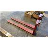 Image 3 : SET OF STANDARD 42" FORKLIFT FORKS (RED)