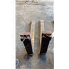 Image 2 : SET OF STANDARD 42" FORKLIFT FORKS