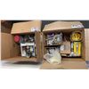 Image 4 : 2 BOXES OF ASSORTED FASTENERS AND HARDWARE