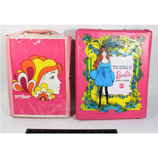 PAIR OF DOLL CASES