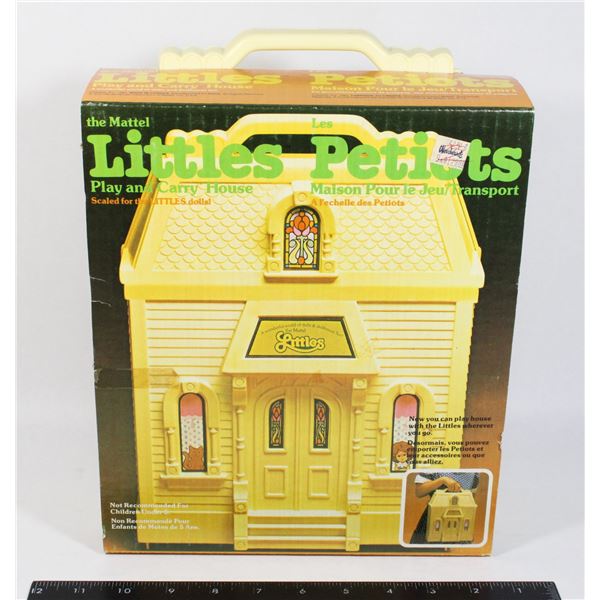 THE MATTEL LITTLES PLAY + CARRY HOUSE