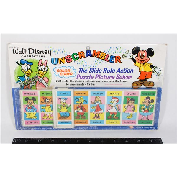 VINTAGE WALT DISNEY UNSCRAMBLER PUZZLE - BRAND NEW