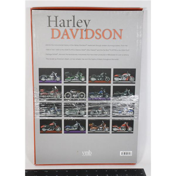 HARLEY DAVIDSON SET OF 16 FRAMEABLE PRINTS