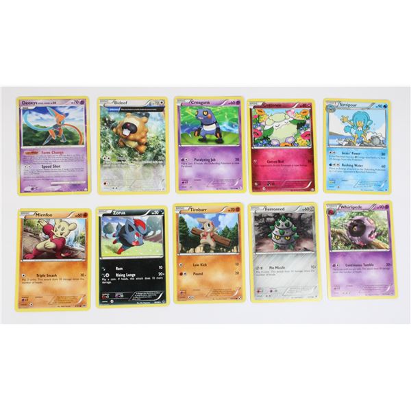 10 POKÉMON TRADING CARDS | SPEED FORME DEOXYS