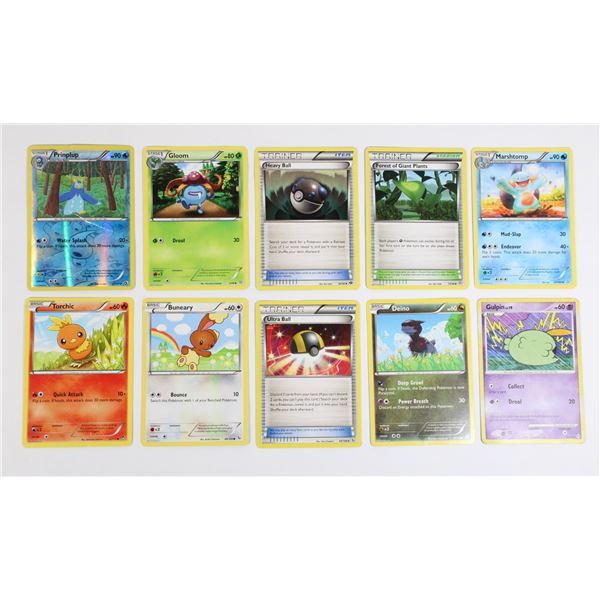 10 POKÉMON TRADING CARDS | PRINPLUP HOLO