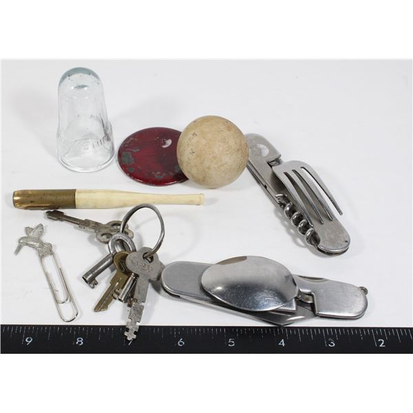 LOT OF MIXED COLLECTABLES: BINKYS NIP CAP USA,