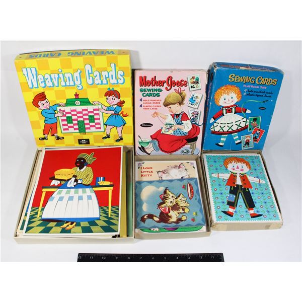 VINTAGE SEWING CARDS SETS INCLUDING MOTHER