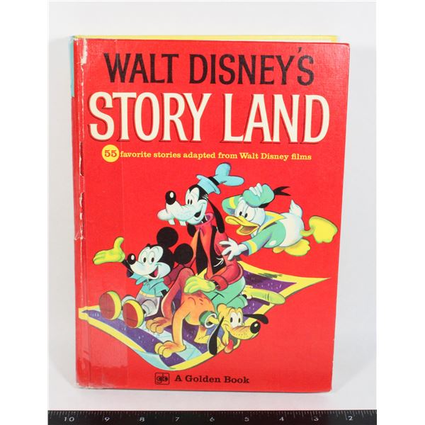 WALT DISNEY'S STORY LAND HARDCOVER BOOK