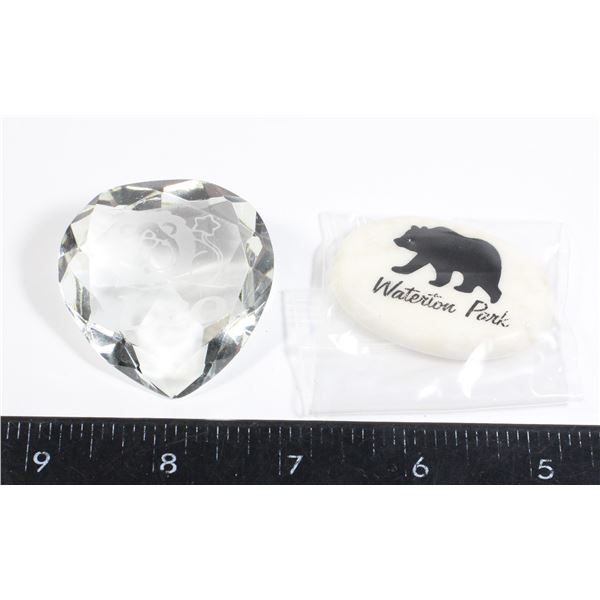 WATERTON PARK COLLECTOR WORRY STONE SOLD WITH