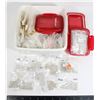 Image 1 : LOT OF VARIOUS SIZED SILVER & GOLD COLOR CRAFTING
