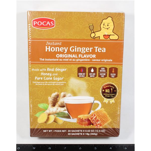 BOX OF HONEY GINGER TEA