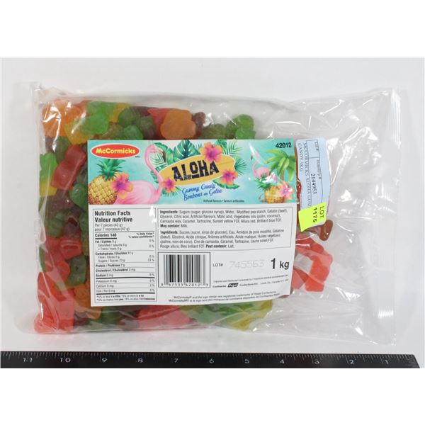 MCCORMICKS ALOHA GUMMY CANDY 1KG
