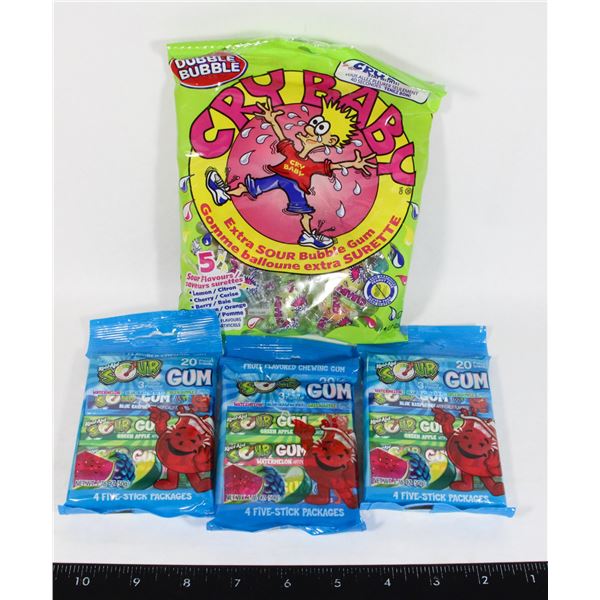 LARGE LOT OF GUM SOUR