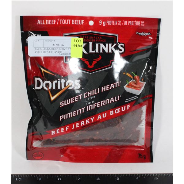 JACK LINKS BEEF JERKY SWEET CHILI HEAT FLAVOR