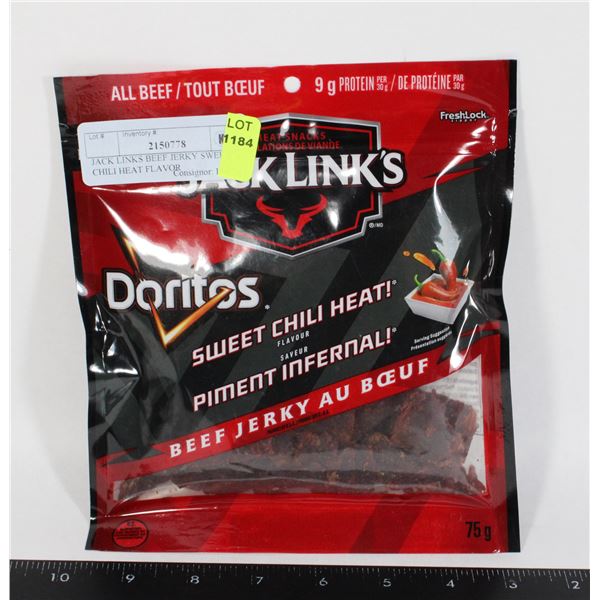 JACK LINKS BEEF JERKY SWEET CHILI HEAT FLAVOR