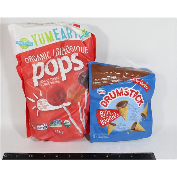 DRUMSTICKS BITS AND ORGANIC POPS