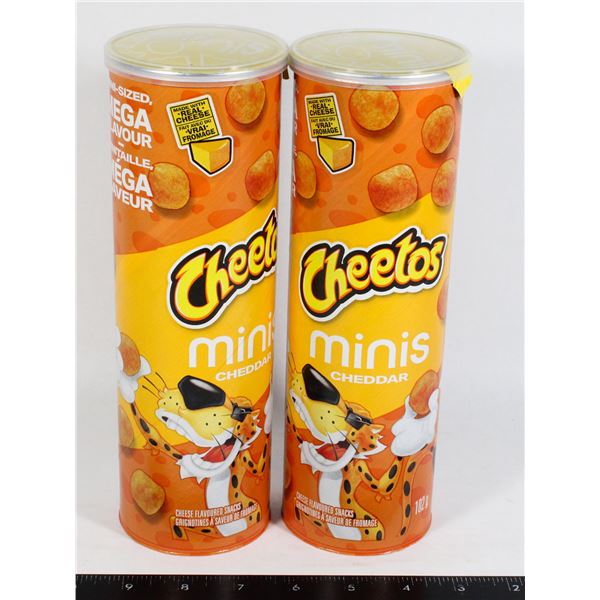 TWO CHEETOS MINIS CHEDDAR 102G EACH