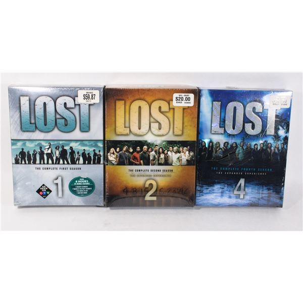 BOX SET LOST 1-2-4 SEALED