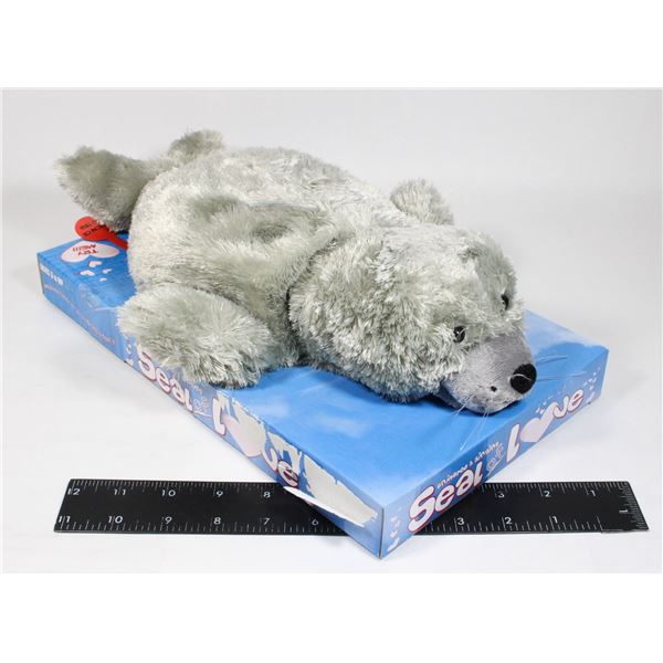 NEW ANIMATED & SINGING SEAL OF LOVE STUFFED