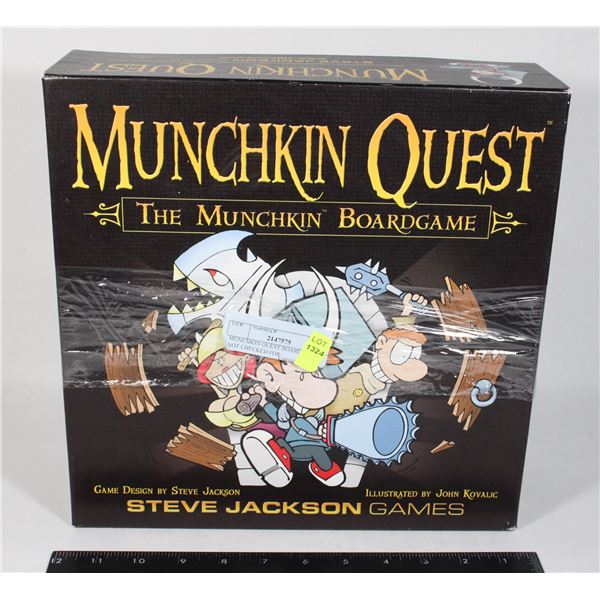 MUNCHKIN QUEST BOARDGAME NOT CHECKED FOR