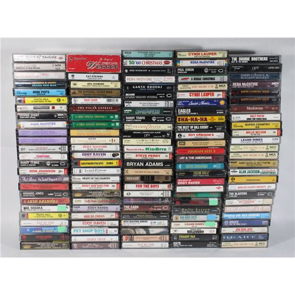 MASSIVE LOT OF CASSETTE TAPES