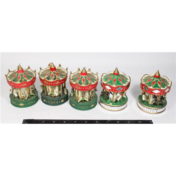 NOMA 1991 CIRCUS CAROUSEL ORNAMENTS