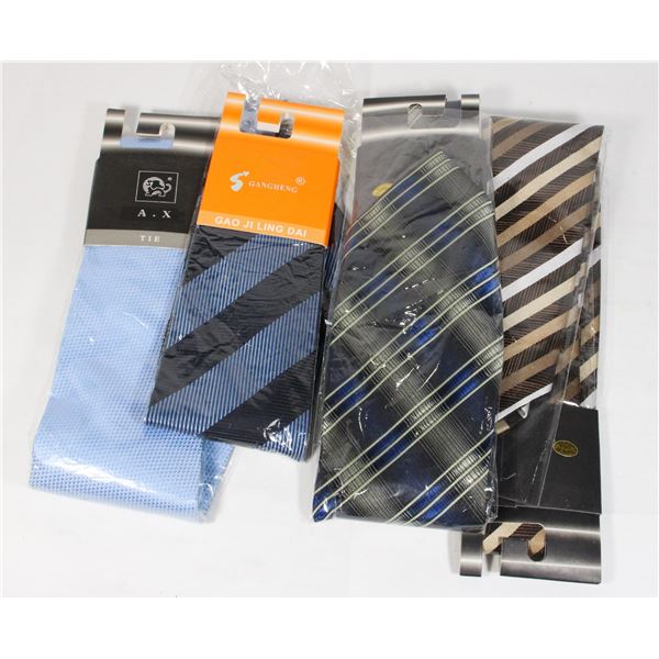 3 PACK OF TIES VARIOUS COLORS