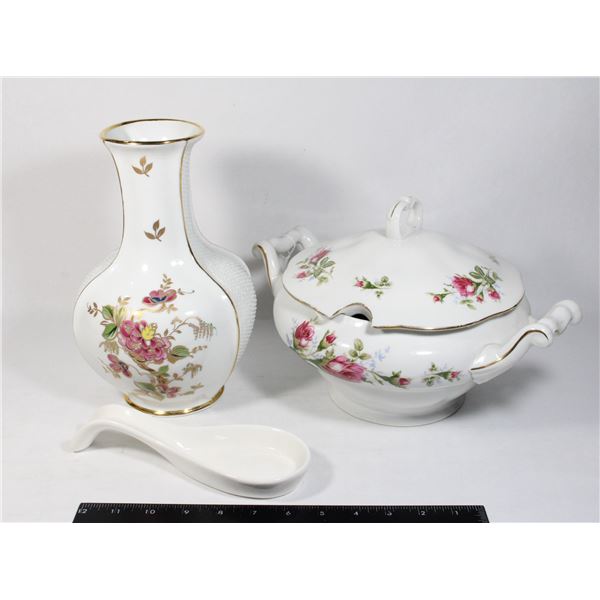 SOUP TAUREEN AND VASE