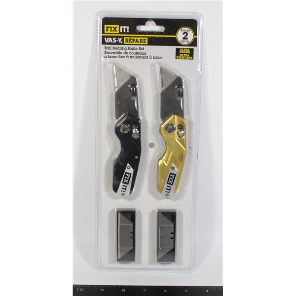 BALL BEARING KNIFE SET NEW 2 PC