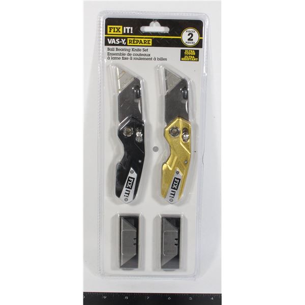 BALL BEARING KNIFE SET NEW 2 PC