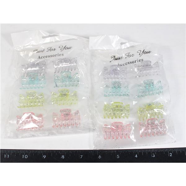 2 PACKS OF HAIR PINS 6 EACH