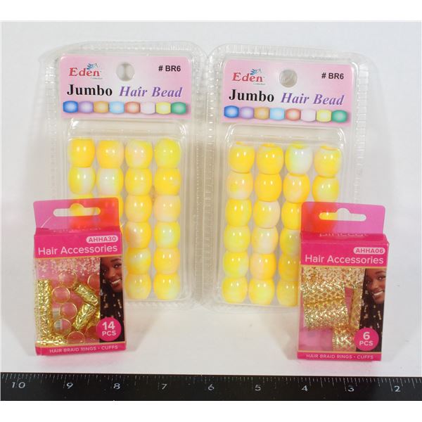 HAIR BEADS + ACCESSORIES