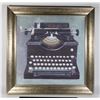 Image 1 : FRAMED TYPEWRITER ART