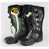 Image 1 : SIZE 10 LEATHER RIDING BOOTS MADE BY DIJER