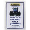 Image 1 : NEW METAL NEW HOLLAND TRACTOR THEMED SIGN