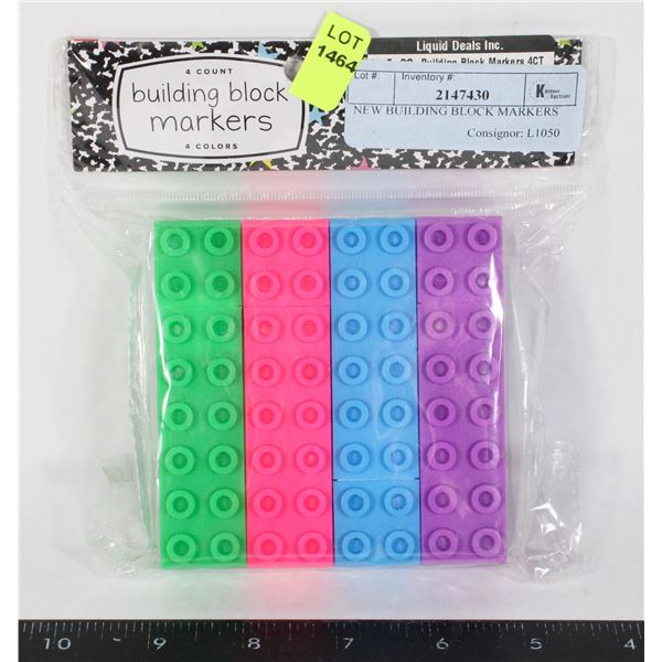 NEW BUILDING BLOCK MARKERS