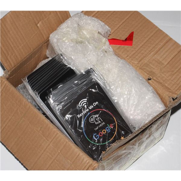 BOX OF "TAP TO REVIEW" ON GOOGLE BUSINESS SIGNS