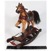 Image 1 : ANTIQUE WOODEN ROCKING HORSE