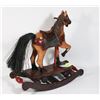 Image 2 : ANTIQUE WOODEN ROCKING HORSE