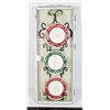 Image 1 : 3 PIECE CERAMIC PLATE SET WITH RACK