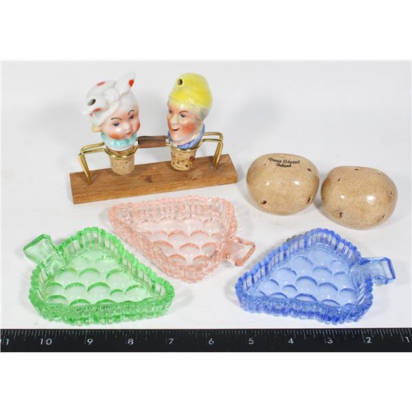 ASSORTMENT OF TABLE ACCESSORIES