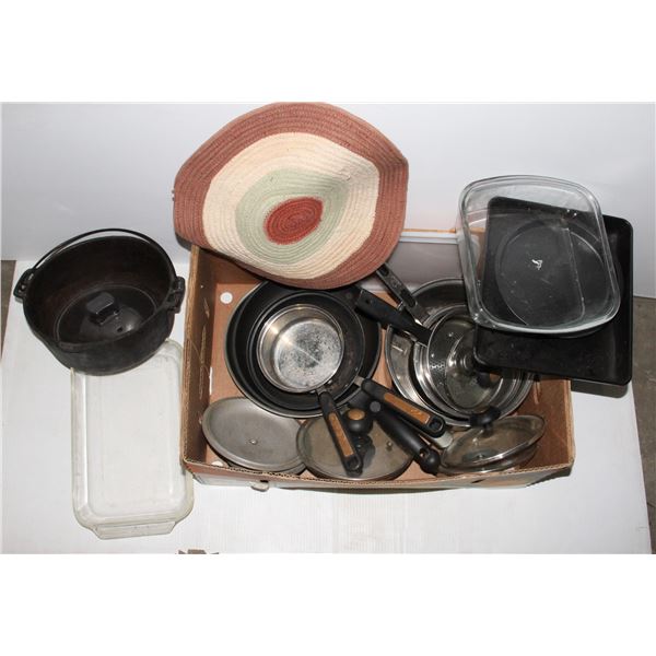 KITCHEN MISC POTS & PANS