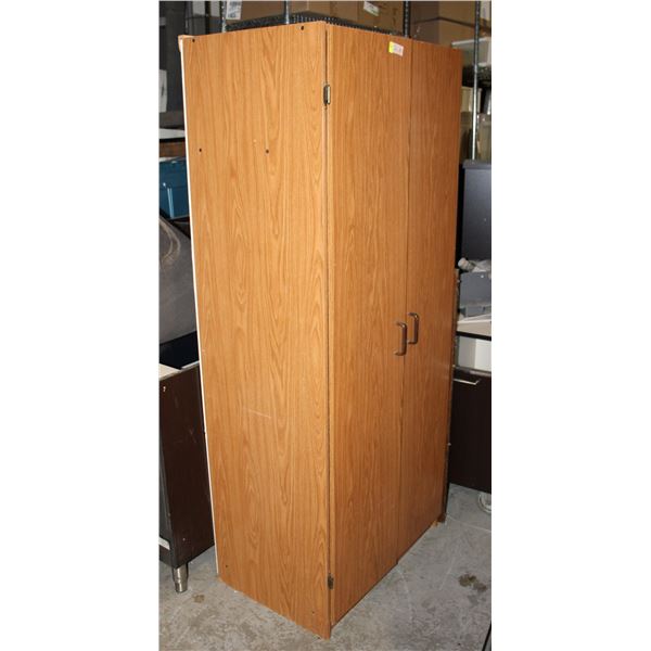 WOOD LOOK STORAGE CABINET