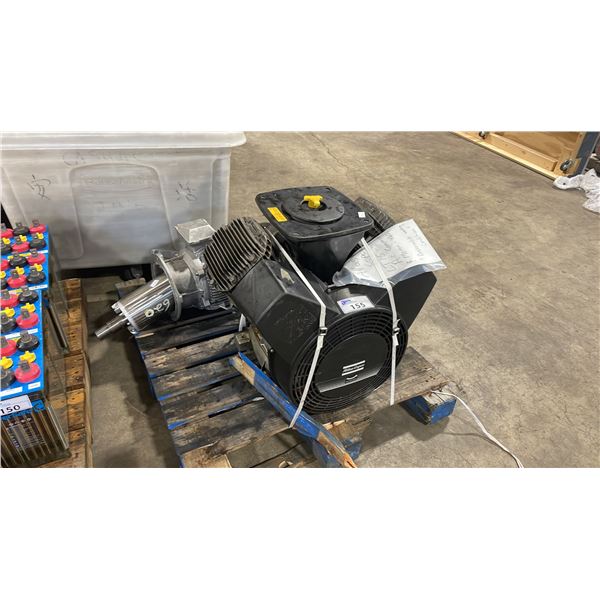ATLAS COPCO LT15-30 AIR COMPRESSOR WITH A 460V, 3 PHASE MOTOR & BASE PLATE