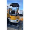 Image 4 : SDLANCH SDLE20 YELLOW DIESEL POWERED RUBBER TRACK MINI EXCAVATOR WITH ATTACHED