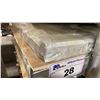 Image 3 : STACK OF 50 WHITE 95"L X 37"W INDUSTRIAL CORRUGATED METAL ROOF / WALL SHEETING